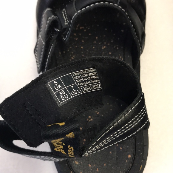 Dr. Martens Ricki Nappa Lux Leather 3 Strap Sandal - Picture 11 of 11